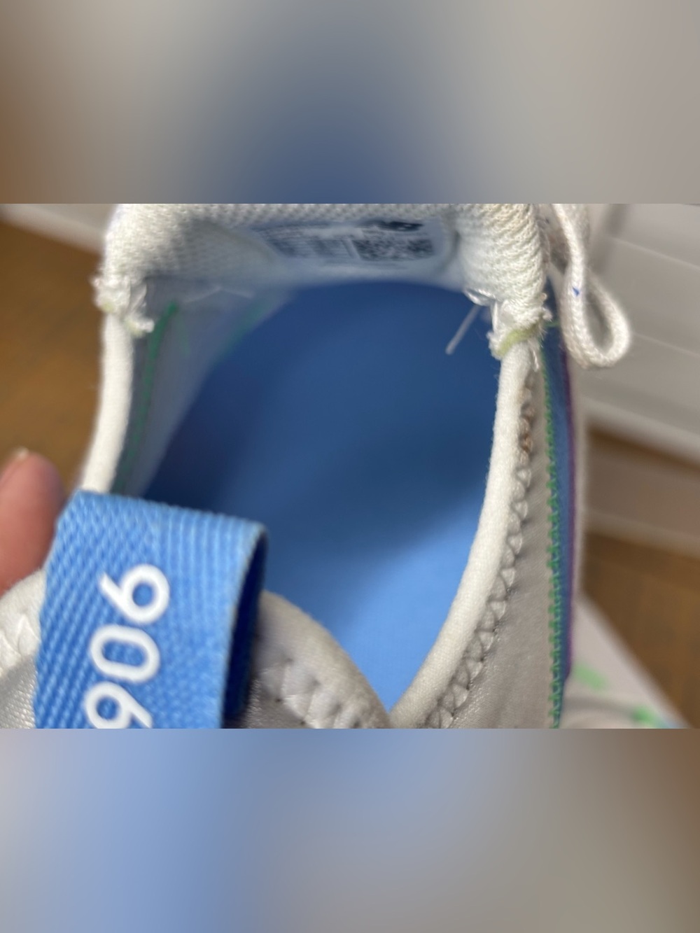 New Balance Fresh Foam X Cruz v3 Artisan Pack White Blue Women 8.5 VGUC - Picture 11 of 16